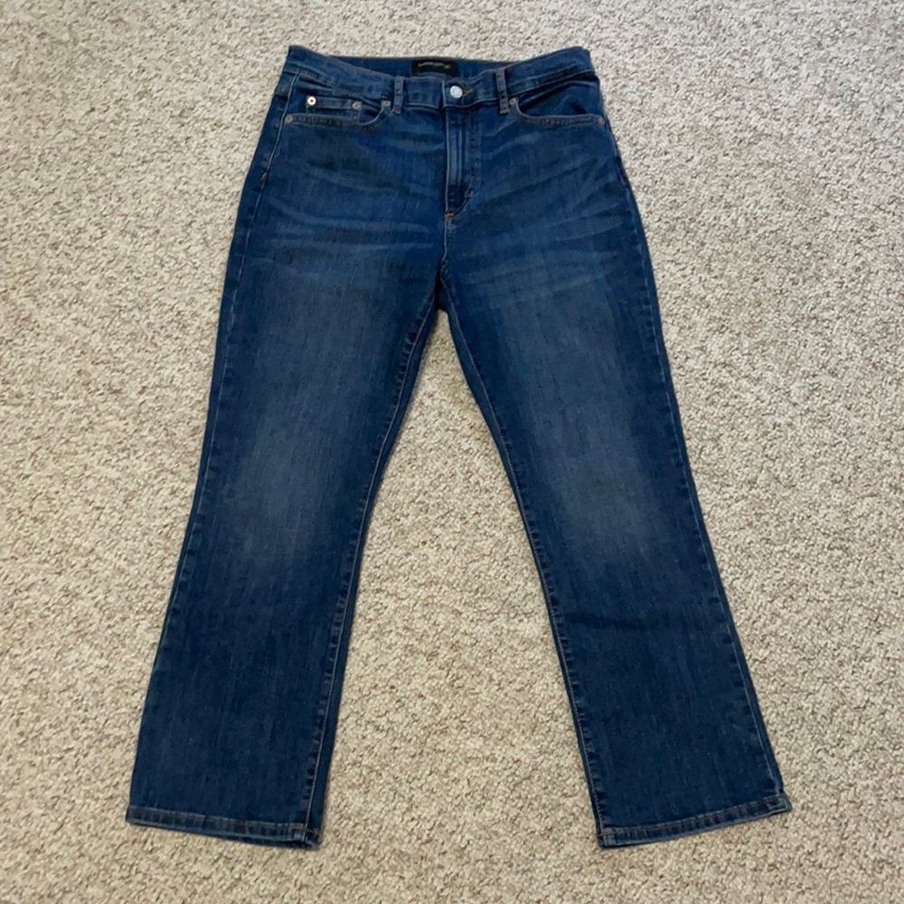 Banana Republic High Rise Cropped Flare Jeans